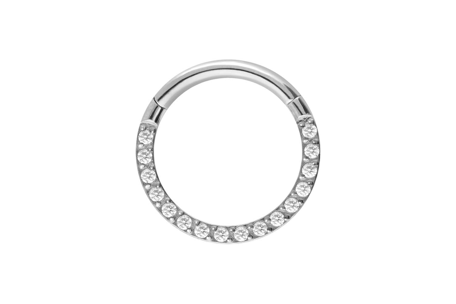 Titan Segmentring Clicker EINGEFASSTE KRISTALLE